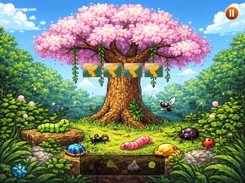 TakeFlight build-nest mini-game screen