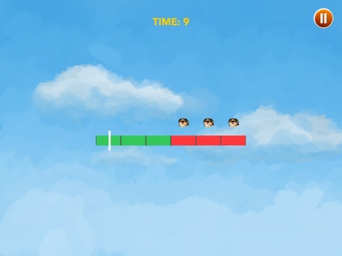 TakeFlight predator mini-game screen